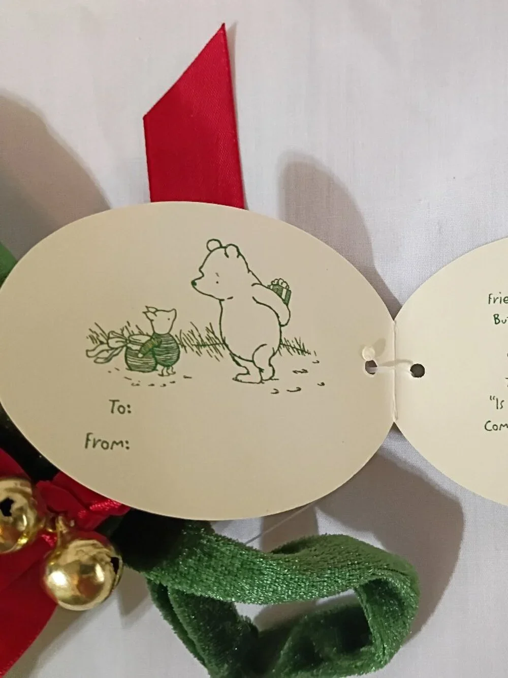 Vtg Disney Classic Pooh Christmas Stocking NWT 18